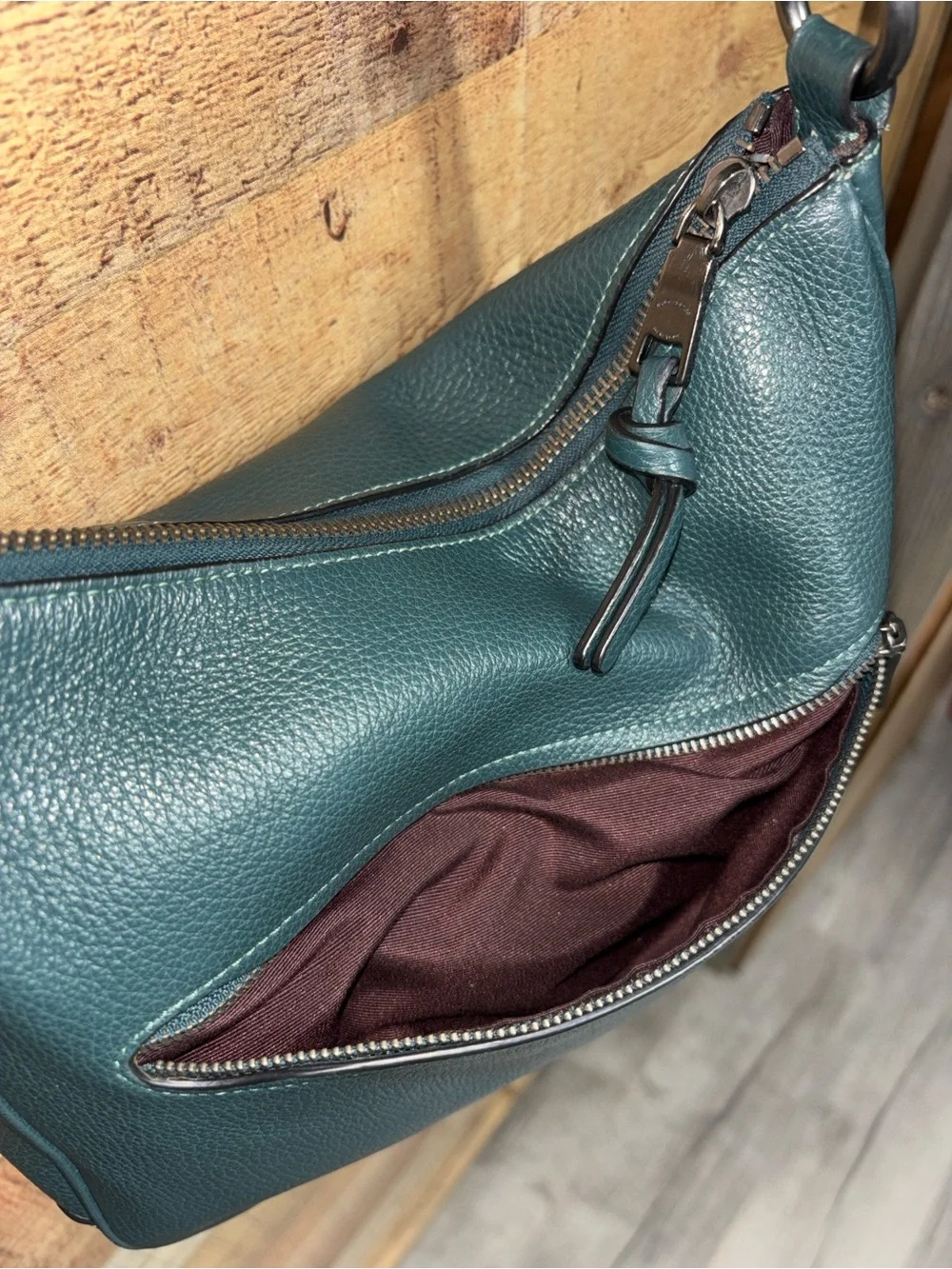 Coach pebble leather